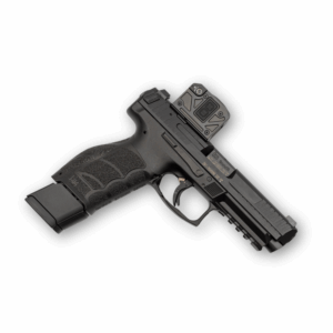 Mediator II enclosed emitter red dot mounted on HK VP9F Right side View