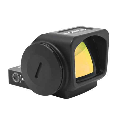 Right angled front view of Gideon Optics Granite RMR Compatible red dot sight